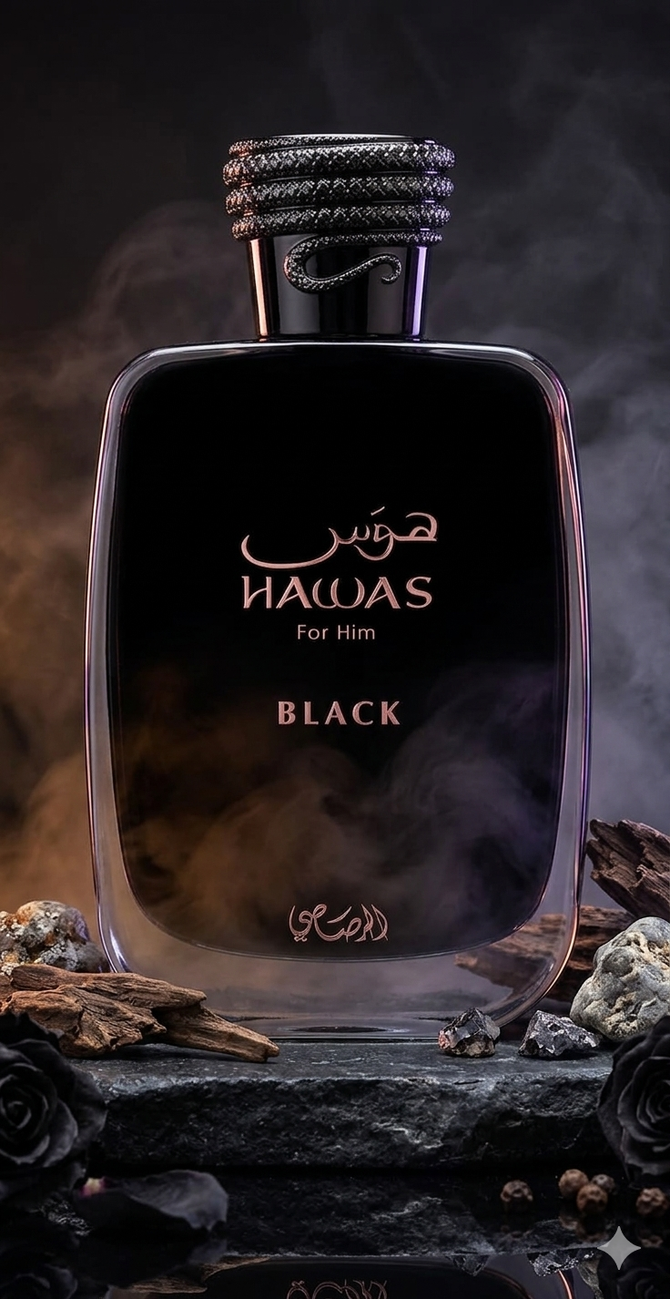 Hawas Black de Rasasi – Collection Dubai
